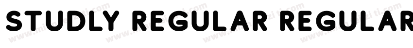 Studly Regular Regular字体转换